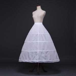 ZH4067G <span class=keywords><strong>jupon</strong></span> de mariage de haute qualité 4 cerceaux de mariage jupe de gaze Crinoline sous-jupe accessoires de mariage - Product Image 2