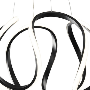 Hiện Đại Mặt Dây Chuyền Đèn <span class=keywords><strong>LED</strong></span> 3/4/5 Nhẫn Vòng Tròn Trần Treo Đèn Chùm Khách Phòng Ăn Nhà Bếp Chiếu Sáng Lịch Thi Đấu - Product Image 5