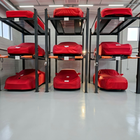 Nouvel élévateur de stationnement à quatre poteaux CE certifié Cherish CHFL4-3, empileur de voitures à trois niveaux robuste, capacité de charge de 2700 kg