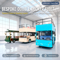 Bus touristique à deux étages pour excursions et navettes