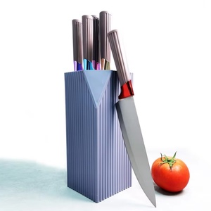 Ensemble de couteaux de cuisine en acier inoxydable de bonne qualité, ensemble de couteaux de cuisine, couteau de chef avec manche en plastique - Product Image 6