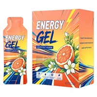 Gel Énergétique Marque Blanche Pamplemousse Jasmin Électrolytes Endurance Nutrition Sportive Sachet Fabricant OEM ODM