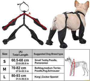 Meilleures bottes imperméables et antidérapantes <span class=keywords><strong>pour</strong></span> <span class=keywords><strong>chien</strong></span> avec sangles réglables et éléments réfléchissants, protection des pattes d'hiver - Product Image 4
