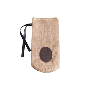 Sacs à cordon réutilisables et portables Strategy by Design (matière en jute) - Résistants à l'eau pour un nettoyage et une organisation plus faciles - Product Image 1