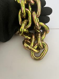 Nhà Máy Bán Hàng Trực Tiếp Chúng Tôi Hợp Kim Thép Màu Kẽm Mạ <span class=keywords><strong>G80</strong></span> Chuỗi Kéo Chuỗi Cho Xe Tải Với Sling Móc - Product Image 5