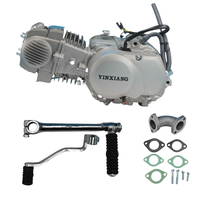 Ensemble complet de moteur de moto YINXIANG YX140CC 1P56FMJ, boîte de vitesses manuelle à 4 rapports, démarrage au kick, moto tout-terrain, ATV
