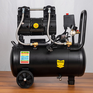 Compresor de Aire Hurricane de 980W y 30L, Sin Aceite, Silencioso, Tipo Pistón, para Pintura Doméstica y Trabajos en Madera - Product Image 1