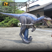 Costume de dinosaure Velociraptor FDC010 My Dino pour extérieur, avec pattes visibles, pour la marche, en vente