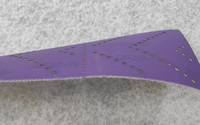 Rouleau de papier abrasif en céramique violet, grain 180, 70 mm x 12 m, auto-agrippant, 2-3/4 po x 13 yards # 80-- # 400