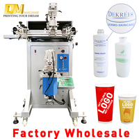 Usine Écran Imprimante Cadeaux Bouteille De Boisson Alimentaire Machine D'impression Écran En Verre Pour Bouteilles de forme différente