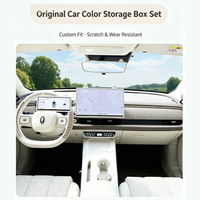 Kit Intérieur Complet pour ORA 5 2026, Boîte de Rangement de la Console Centrale, Porte-Gobelets, Housse d'Accoudoir, Accessoires de Rangement et de Protection