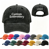 Casquette de baseball vintage en coton délavé, style sportif, personnalisable avec broderie, douce et vieillie, broderie 3D en relief disponible, vierge