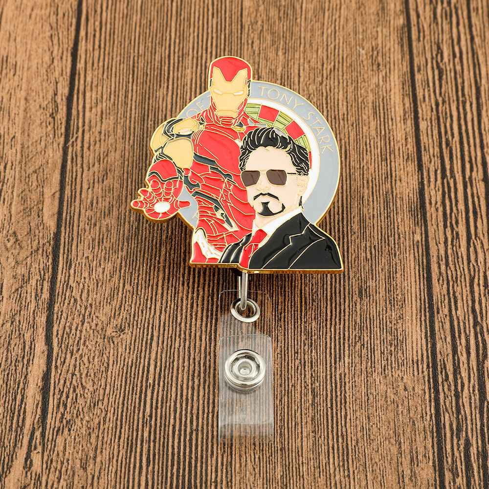 Porte-cartes de visite broche Iron Man