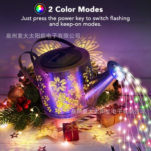 Solar Watering Can Garden <b>Light</b> With Welcome <b>Sign</b> LED Solar Powered Outdoor Decorative Stake <b>Light</b> - Product Image 4
