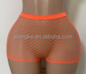 Vadulyer Pantalones Cortos de Red de Rendimiento Personalizado, Pantalones Cortos de Estilo Urbano, Diseño de Rejilla, Talla Única, Listo para Enviar, Stripper Al por Mayor - Product Image 4