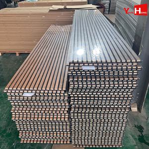 Panneau acoustique en bois à lattes de 2800 mm * 600 mm, Painel De Ripas De Madeira, pour la décoration murale de la maison - Product Image 4