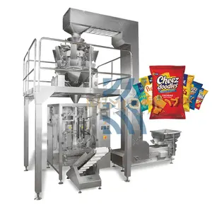 Vendita calda Automatica Patatine fritte Macchina Imballatrice Del Sacchetto Fornitori, Multi-funzione di macchina per l'imballaggio per il cibo