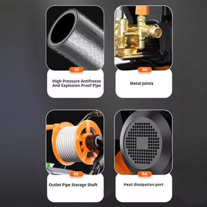 Nueva bomba de suministros de cuidado más pequeña y silenciosa, lavadora eléctrica, fácil de mover, lavadora de coche de alta potencia - Product Image 3