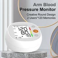 Tensiomètre électronique numérique automatique portable avec écran LCD, tensiomètres, sphygmomanomètre, utilisation domestique automatique