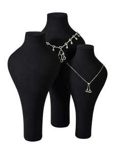 Porte-collier élégant en microfibre Jinsky Factory Direct présentoir de bijoux élégant pour la vente en gros - Product Image 4