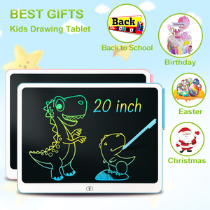 <span class=keywords><strong>Tablette</strong></span> d'écriture LCD 20 pouces, planche à dessin numérique, bloc-notes effaçable portable, <span class=keywords><strong>tablette</strong></span> d'écriture électronique <span class=keywords><strong>pour</strong></span> enfants et bureau - Product Image 4