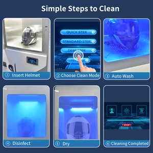 Factory Price Custom Stainless Steel Automatic Helmet Cleaning Vending Machine with Multiple Payment Options - Product Image 5