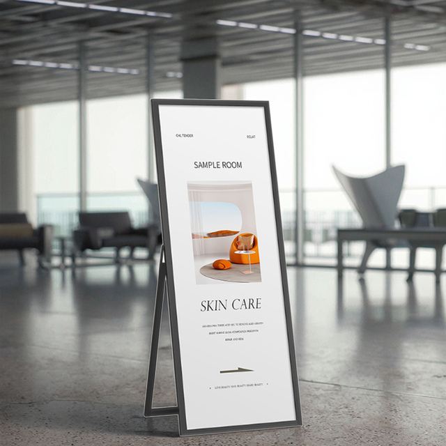 BOZE Modern Outdoor Sign Aluminum Alloy Split Flap Display Board Different Size Poster Stand Racks Billboard Product Genre