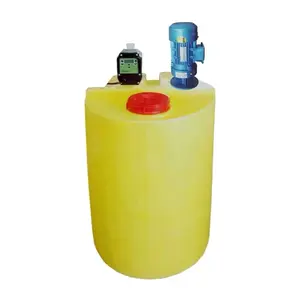 Fábrica atacado PE Plastic Water Tank com bomba dosadora Chemical Dosing Tank sistema