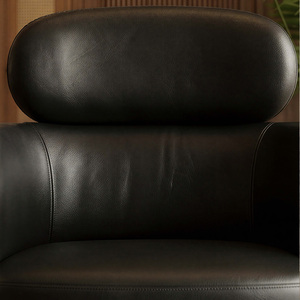 <span class=keywords><strong>Fauteuil</strong></span> d'appoint pivotant en cuir rétro à double appui-tête avec base métallique, <span class=keywords><strong>fauteuil</strong></span> rotatif pour la maison, le bureau, le salon, les loisirs, en <span class=keywords><strong>fourrure</strong></span> - Product Image 2