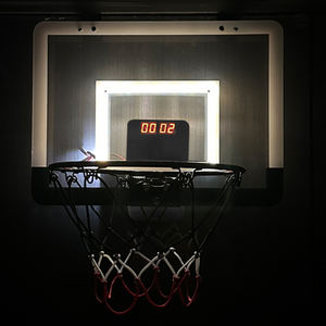 <span class=keywords><strong>Mini</strong></span> <span class=keywords><strong>panier</strong></span> <span class=keywords><strong>de</strong></span> <span class=keywords><strong>basket</strong></span> <span class=keywords><strong>pour</strong></span> enfants avec lumière LED, tableau d'affichage électronique et compte à rebours <span class=keywords><strong>pour</strong></span> jeu <span class=keywords><strong>de</strong></span> <span class=keywords><strong>basket</strong></span>-ball intérieur interactif - Product Image 2