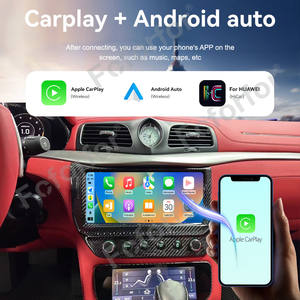 Carplay de 10,1 pulgadas para Maserati GT 2007-2015 Android 13 reproductor Multimedia de navegación GPS unidad principal de pantalla dual superior e inferior - Product Image 3