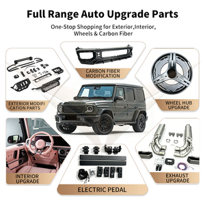 Nouveau kit carrosserie style AMG63 W217 en PP, pare-chocs avant et arrière, jupes latérales, conversion pour coupé Classe S C217 2015-2020 - Product Image 5