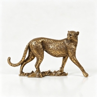Décoration d'intérieur promotionnelle d'anniversaire, Art déco, Mignonne, Dorée, Artisanat en résine en forme de main avec motif monétaire, Faite à la main, Décoration de bureau et de maison