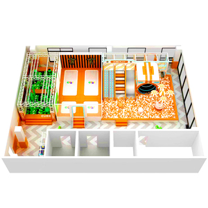 Ensemble d'équipements de jeux d'intérieur modernes personnalisés Aoleao avec toboggan et piscine à balles pour enfants, certifié CE TUV pour usage commercial - Product Image 4