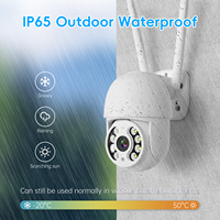 Cámara de Seguridad IP PTZ para Exteriores, 2MP/3MP, Visión Nocturna, Detección de Movimiento, Audio Bidireccional, WIFI