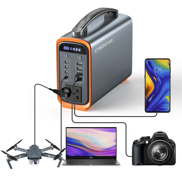 Portable 200W Lithium Ion Battery Energy Outdoor Camping Power Supply Generator Power Bank Station