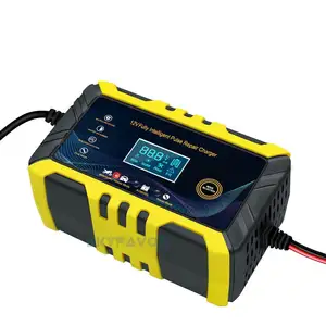 12 V 6a Intelligente Pulsreparatie Lood Zuur Acculader Voor 12 Volt Auto Accu Met Ce Rohs