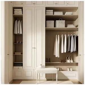 Armoire de chambre moderne pliable en zinc, style ouvert, avec tiroirs de rangement pour vêtements - Vente en gros usine - Product Image 2