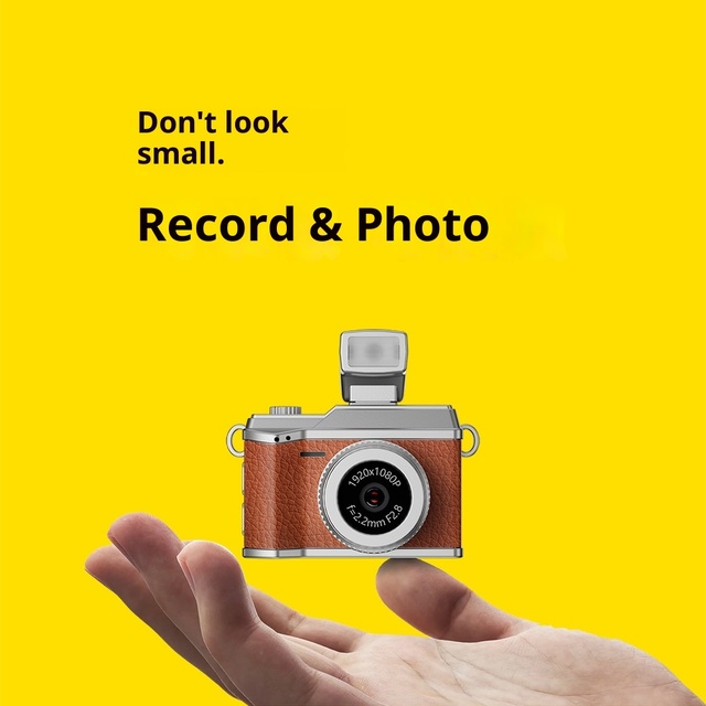 Cross-border Retro Style Mini Digital Camera CMOS Sensor 1080p HD Video 10x-20x Optical Zoom Portable Recorder with Shooting