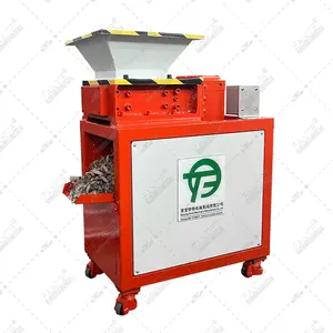 Kim loại nhỏ tái chế Shredder Máy kim loại và nhôm băm nhỏ Máy