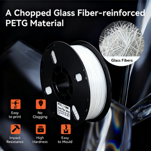 Filamento PETG GF Transparente de Color Mate/Pastel para Impresora 3D PRINTROO, Embalaje de Alta Calidad, Gran Venta, 1 kg - Product Image 2