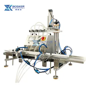 BSK-AY01 nhà sản xuất tự động bốn đầu máy làm đầy chất lỏng ống nước trái cây điền máy