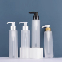 Flacons distributeurs de lotion LZ Pack 150ML 5oz en PET dépoli avec pompe à pression, personnalisables avec étiquette privée
