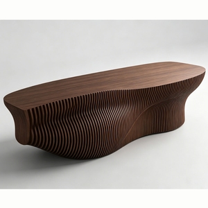 Fiberglass Beauty Salon Reception Desk Luxury Front Desk Custom Size for Shop Office Lobby - Product Image 4
