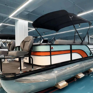 เรือพอนทูนสำหรับพักผ่อนและตกปลา 6 ที่นั่ง ได้รับการรับรองมาตรฐาน CE - Product Image 2