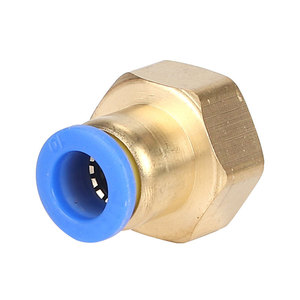 Raccord rapide en laiton Dde Dade Pneumatics avec écrou de blocage à filetage interne pour tuyau d'air destiné aux machines industrielles - Product Image 2