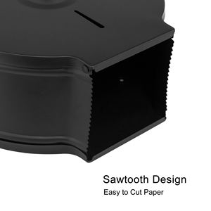 Porte-papier toilette en acier inoxydable noir 201/304, distributeur de rouleaux de papier toilette jumbo, distributeur de rouleaux - Product Image 4