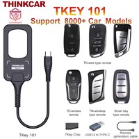 THINKCAR TKey101 Universal Smart Key Programmer with 6 Unit Remote Keys Support THINKCAR PROG 8000+ Car