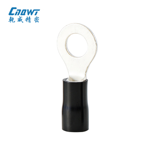 Rv3.5 Đen <span class=keywords><strong>pre</strong></span>-cách điện Vòng thiết bị đầu cuối Lug lạnh ép Đồng uốn nối cho ô tô hệ thống dây điện rv3 5 Vòng thiết bị đầu cuối Lug - Product Image 3