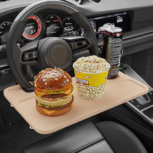 <span class=keywords><strong>Plateau</strong></span> de volant multifonctionnel pour <span class=keywords><strong>voiture</strong></span>, porte-gobelet compact en plastique portable pour toutes les voitures, vente en gros d'usine - Product Image 4